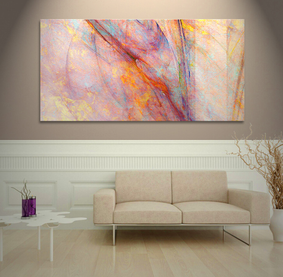 Large Abstract Art Unframed Canvas Print