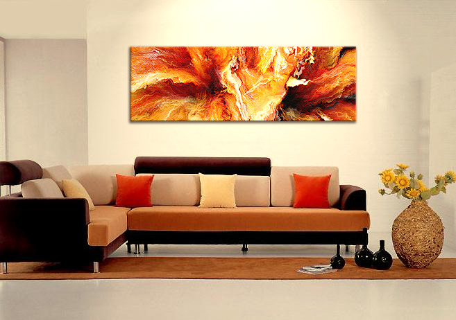 Cianelli Studios: More Information | &quot;Passion&quot; Large Abstract Art Canvas Painting