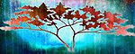 Oneness Spiritual Art Abstract Tree Art, Spiritual Art