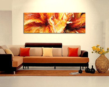 Canvas  on Large Abstract Canvas Art