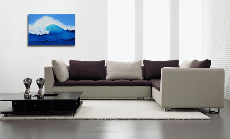 Contemporary Abstract Seascape Painting